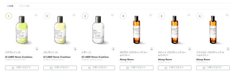セントピックルームフレグランス開始